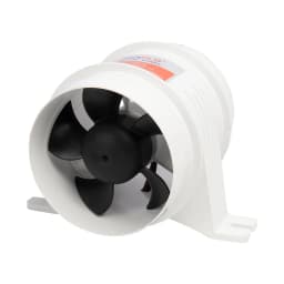12V/24V 40A ABS Quiet Air Blower Water Resistant High Air Flow In-Line Blower Marine Bilge Boat Blower Motor Plastic