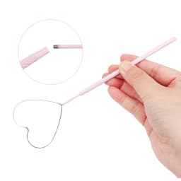 1pcs Heart Shape Eyelash Extension Mirror Magnify Long Hand Mirror For Checking False Lash Tech Supplies Accessories Makeup Tool