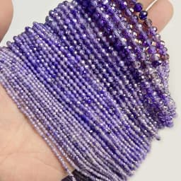 Small 2 3 4 MM Natural Faceted Zircon Stone Beads For Making Bracelet Necklace Ring Waist chain Accessries DIY Shine Jewelry