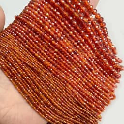 Small 2 3 4 MM Natural Faceted Zircon Stone Beads For Making Bracelet Necklace Ring Waist chain Accessries DIY Shine Jewelry