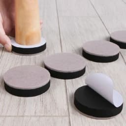 4pcs Furniture Sliders Pads Thick Felt Pad Hardwood Floors Protector Heightening Mat Non Slip Pad For Sofa Bed Table Chair Leg