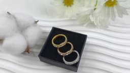 VQYSKO Square Zircon Stainless Steel Ring White Zircon Engagement Party Accessories Geometric Couple Custom Ring
