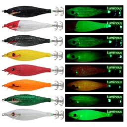 LETOYO TOTO floating squid lure Luminous squid Jig Artificial bait For Webfoot Octopus egi lure Cuttlefish sea fishing lures