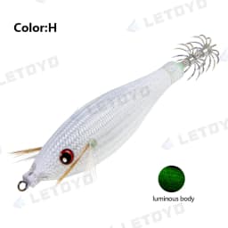 LETOYO TOTO floating squid lure Luminous squid Jig Artificial bait For Webfoot Octopus egi lure Cuttlefish sea fishing lures