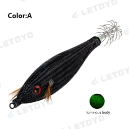 LETOYO TOTO floating squid lure Luminous squid Jig Artificial bait For Webfoot Octopus egi lure Cuttlefish sea fishing lures
