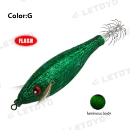 LETOYO TOTO floating squid lure Luminous squid Jig Artificial bait For Webfoot Octopus egi lure Cuttlefish sea fishing lures