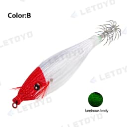 LETOYO TOTO floating squid lure Luminous squid Jig Artificial bait For Webfoot Octopus egi lure Cuttlefish sea fishing lures