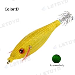 LETOYO TOTO floating squid lure Luminous squid Jig Artificial bait For Webfoot Octopus egi lure Cuttlefish sea fishing lures