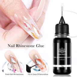 BORN PRETTY 10g Nail Rhinestone Adhesive Glue For Stick The Drill Tranparent Nail Glue Soak Off UV LED Nail Art Gel Varnish