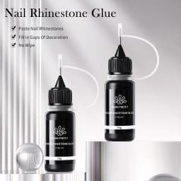 BORN PRETTY 10g Nail Rhinestone Adhesive Glue For Stick The Drill Tranparent Nail Glue Soak Off UV LED Nail Art Gel Varnish
