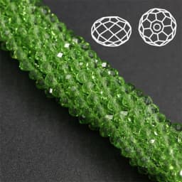 AAA Quality Crystal Glass Faceted Beads 3 4 6 8 10mm Rondelle Spacer Bead Jewelry Making Supply for DIY Beading Projects
