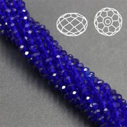 AAA Quality Crystal Glass Faceted Beads 3 4 6 8 10mm Rondelle Spacer Bead Jewelry Making Supply for DIY Beading Projects