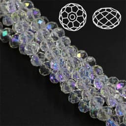 AAA Quality Crystal Glass Faceted Beads 3 4 6 8 10mm Rondelle Spacer Bead Jewelry Making Supply for DIY Beading Projects