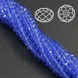 AAA Quality Crystal Glass Faceted Beads 3 4 6 8 10mm Rondelle Spacer Bead Jewelry Making Supply for DIY Beading Projects
