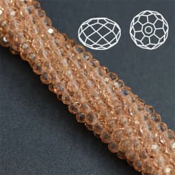 AAA Quality Crystal Glass Faceted Beads 3 4 6 8 10mm Rondelle Spacer Bead Jewelry Making Supply for DIY Beading Projects