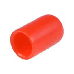 15/20/25pcs 10-28mm Rubber End Cap 20-30mm Height Vinyl Round End Caps Cover Screw Thread Protector Black/Red Rubber Bolt Covers