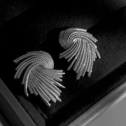 AENSOA Punk Irregular Metal Twist Big Geometric Earrings Unique Gold Color Drop Earrings Women New Fashion Jewelry Brincos 2023