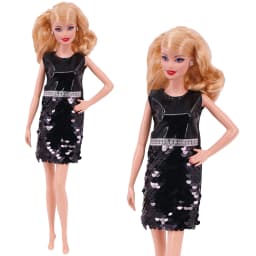 Flash Skirt Doll Dress For 30 CM Babi Doll Clothes Accesories BJD Blyth 1/6 Dollhouse Miniature Items Toys For Girls