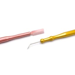Double Head Steel Eyebrow Comb Pick Stick Eyelashes Extension Brush Eyelash Perm Lifting Separating Tools Cosmetic Makeup Tools