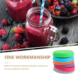 Reusable Beverage Can Covers Beverage Can Lids Soda Lid Protectors Can Silicone Sealing Bottle Cap Leak-proof Sealing Lid