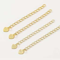 5pcs/lot 6cm 14K 18K Gold Plated Necklace Tail End Chain With Pendant extension Bracelet Chain For DIY Jewelry Craft Accessories