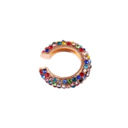 Accessorie No Pierced Rhinestone Dangle Jewelry Party CZ Cuff Earrings Statement C-shaped Cubic Zirconia Ear Cuff