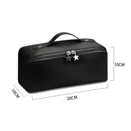 Make Up Case Storage Pouch Luxury Lady Box Large Travel Cosmetic Bag for Women Leather Makeup Organizer Female Toiletry Kit Bags