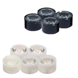 5-100pcs 3030 XPE 3535 led Lens 13mm 10 20 45 60 90 Degree Holder For 1W 3W 5W 3030 3535 XPG2 Emitter Plano Reflector Collimator