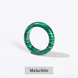 JD Natural Healing Crystal Band Rings Amethyst Agate Jasper Dainty Finger Solid Ring Women Men Fashion Minimalist Jewelry Gifts