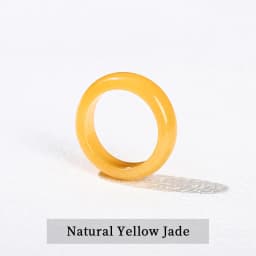 JD Natural Healing Crystal Band Rings Amethyst Agate Jasper Dainty Finger Solid Ring Women Men Fashion Minimalist Jewelry Gifts