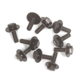 10/5pcs Car 6mm Screws Bolts with Spacer M6 External Hexagon T20 for Bumper Fender Guards Mudguard