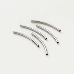20Pcs 15-35mm 14K/18K Gold Color Plated Brass Long Curved Tube Beads Accessories for Bracelet Jewelry Making Supplies