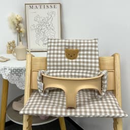Baby Dining Chair Cushion Autumn And Winter Going Out Portable Non-Slip Integrated Cushion Baby Eating Growth Chair Accessories