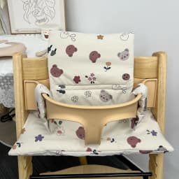 Baby Dining Chair Cushion Autumn And Winter Going Out Portable Non-Slip Integrated Cushion Baby Eating Growth Chair Accessories