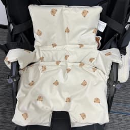 Baby Dining Chair Cushion Autumn And Winter Going Out Portable Non-Slip Integrated Cushion Baby Eating Growth Chair Accessories