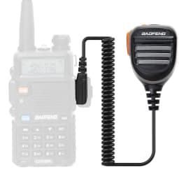 Baofeng Walkie Talkie Speaker Microphone Dual PTT Mic For UV-5R BF-888S UV 13 21 17 Pro UV-5RH Quansheng UV-K5 K6 Two Way Radio