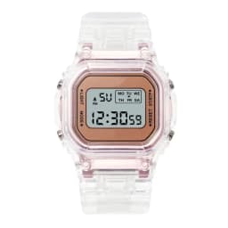 Luxury Women's Rose Gold Silicone Watches Women Fashion LED Digital Clock Casual Ladies Electronic Watch Reloj Mujer 2025