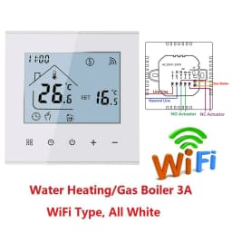 MINCO HEAT M4A Warm Floor Thermostat Tuya WiFi 3A 16A Electric/Gas Boiler/Water Heating Temperature Controller 1PC