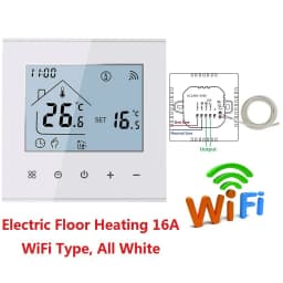 MINCO HEAT M4A Warm Floor Thermostat Tuya WiFi 3A 16A Electric/Gas Boiler/Water Heating Temperature Controller 1PC