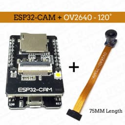 OV2640 ESP32-Cam Set with DVP 24pin Camera 66 120 160 Degree 850nm Night Vision 2MP 2.4 GHz 8MB PSRAM Wireless Bluetooth Module