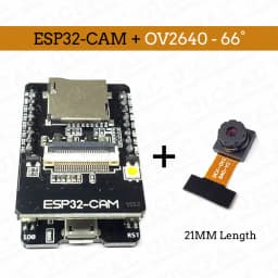 OV2640 ESP32-Cam Set with DVP 24pin Camera 66 120 160 Degree 850nm Night Vision 2MP 2.4 GHz 8MB PSRAM Wireless Bluetooth Module