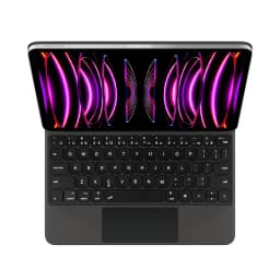 Magic Keyboard For iPad Pro 12.9 2022 2021 2020 2018 3rd 4th 5th 6th Generation Case Keyboard Hebrew Portuguese German Russian