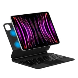 Magic Keyboard For iPad Pro 12.9 2022 2021 2020 2018 3rd 4th 5th 6th Generation Case Keyboard Hebrew Portuguese German Russian