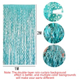 New Arrived Tinsel Foil Fringe Backdrop Curtains for Birthday Wedding Christmas Graduation Photo Booth Decorations