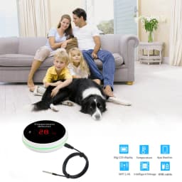 Haozee Tuya Smart WIFI Thermometer With External Temperature Probe USB Charge or Rechargable Battery