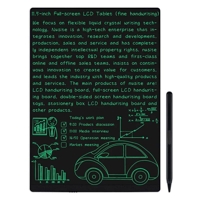 11.5-inch Full Screen Superfine Handwriting LCD Writing Tablet Electronic Drawing Board Kids Graffiti Painting Memo Learn Pads
