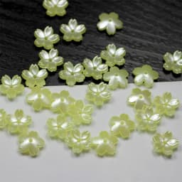 50Pcs/lot 10MM Acrylic Flowers Beads Sakura Spacer Beads Findings Charms For Jewelry Making DIY Bracelet Necklace Accessories