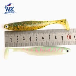 10cm 5pcs/PK Swimbait Hoduller Shad  for Zander Pike Fishing Lure 3.9inch Soft Bait Floating Paddle Tail Soft Lures