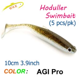 10cm 5pcs/PK Swimbait Hoduller Shad  for Zander Pike Fishing Lure 3.9inch Soft Bait Floating Paddle Tail Soft Lures