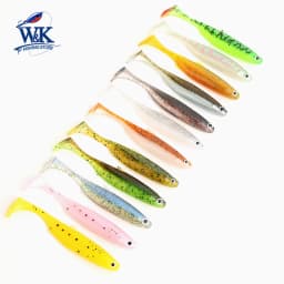 10cm 5pcs/PK Swimbait Hoduller Shad  for Zander Pike Fishing Lure 3.9inch Soft Bait Floating Paddle Tail Soft Lures